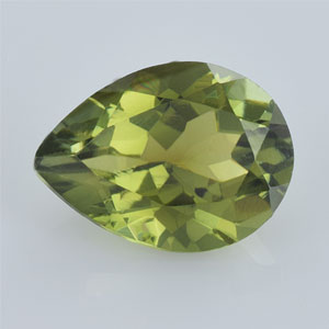 Natural 8x6x3.9mm Faceted Pear Tourmaline