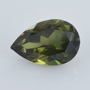 Natural 9x6x4.4mm Faceted Pear Tourmaline