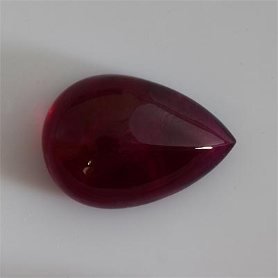 Natural 21.50x15x9.6mm Cabochon Pear Tourmaline