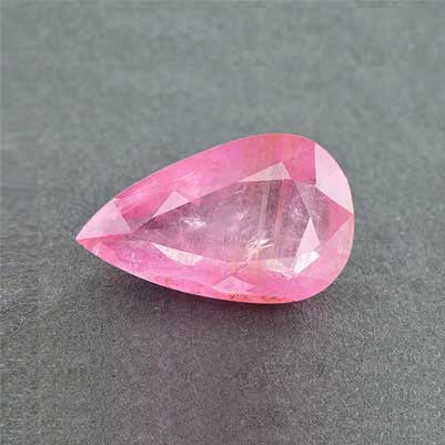 Natural 20.35x12.35x8.4mm Faceted Pear Tourmaline