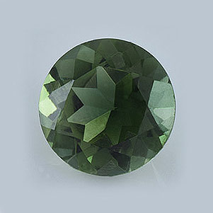 Natural 6x6x3.9mm Faceted Round Tourmaline