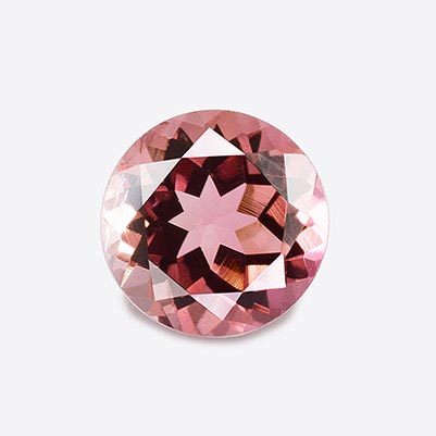 Natural 6x6x3.8mm Faceted Round Tourmaline