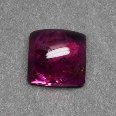 Natural 9x9x5.3mm Cabochon Square Tourmaline