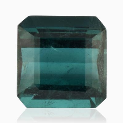 Natural 9.70x10.10x9.30mm Faceted Square Tourmaline