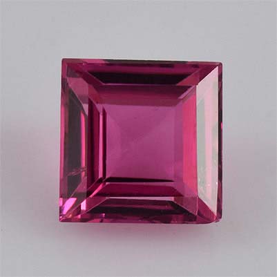 Natural 4.5x4.5x2.9mm Faceted Square Tourmaline