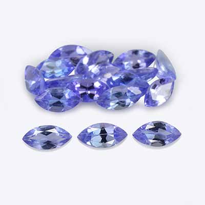 Natural 4x2x1.5mm Faceted Marquise Tanzanite