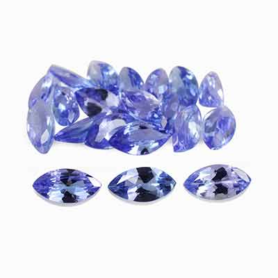 Natural 6x3x2.2mm Faceted Marquise Tanzanite