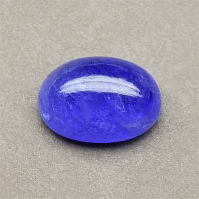 Natural 18x13x8.5mm Cabochon Oval Tanzanite