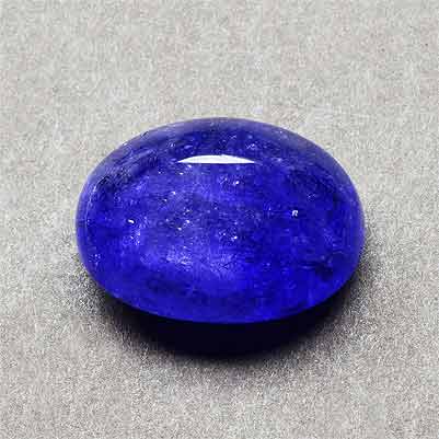 Natural 18x14x8.5mm Cabochon Oval Tanzanite