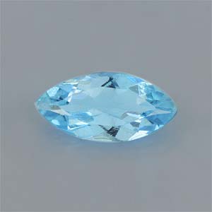 0.40ctw 8x4x2.3mm Marquise Blue Aquamarine Excellent Eye Clean AAA+