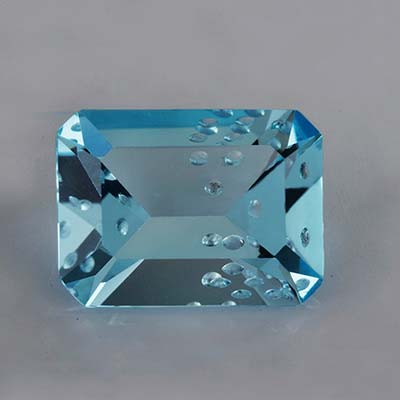 5.44 ct Natural Blue Topaz loose gemstone 