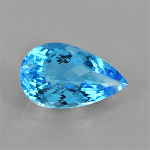 5.44 ct Natural Blue Topaz loose gemstone 